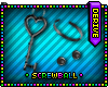 o: Heart Key Earrings F