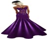 Elegant Pvc Purple dress