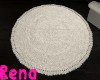 White Round Jute Rug