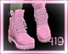 419 Pink B Fly Boots
