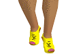 yellow lv shoes