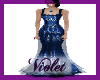 (V)vintage Blue gown
