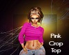 *S* Pink Crop Top