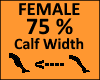 Calf Scaler 75% Female