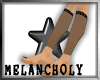 Black Frilly Knee-Highs