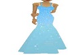 long ball gown baby blue