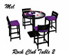 Rock Club Table 2
