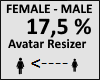 Avatar scaler 17,5%