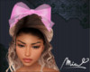 PINK ADD ON HAIR BOW