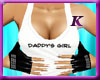 [K] Daddys Girl tied top