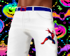 Spiderman White Pants-M