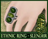 SL- Ethnic Ring Green V1