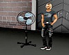 Animated Oscillating Fan