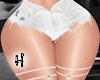White Shorts w/stocking