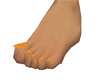 Tangerine Toe Nails