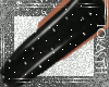 IO-Black Glitter Nails