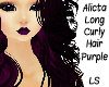 Alicta Long Purple Curly