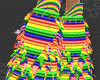 [M1105] Rainbow Boots
