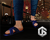 Dark Blue Slippers