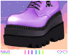 塩. Goth Purple Boot.