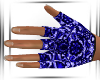 Blue Lace Gloves M