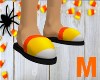 Male Candy Corn Slippers