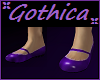 lilGoth Shoes Shiny Purp