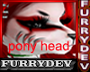 FURRY  PONY HEAD