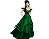Nyxian Dark Green Gown