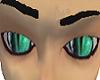 Green cat eyes: M