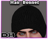 Hair Black Bonnet