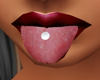 Silver Tongue Piercing