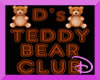 Ds Teddy Bear Club Sign