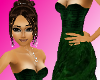 Deep Green Brides Maid