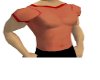transp muscled top red
