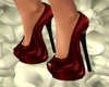 Red Latex Heels
