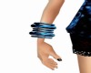 Blue & Black Arm Bling L