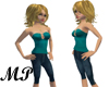 MP Racheal Teal Outfit