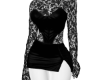 lace black dress