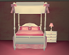 Kids Pink Heart Bed