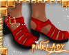 <P>Red/B Sandals