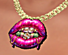 Hustler Lips Chain