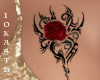 IO-Rose Chest Tattoo