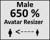 Avatar scaler 650% Male