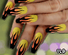 Y- Flame Nail Rings