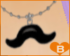 ~BZ~ Moustache Necklace
