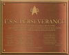 Plaque USS Perseverance