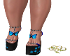 Flutter Blue Heels