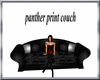 (TSH)PANTHER PRINT COUCH