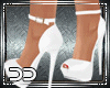 (D) Madden White Heels